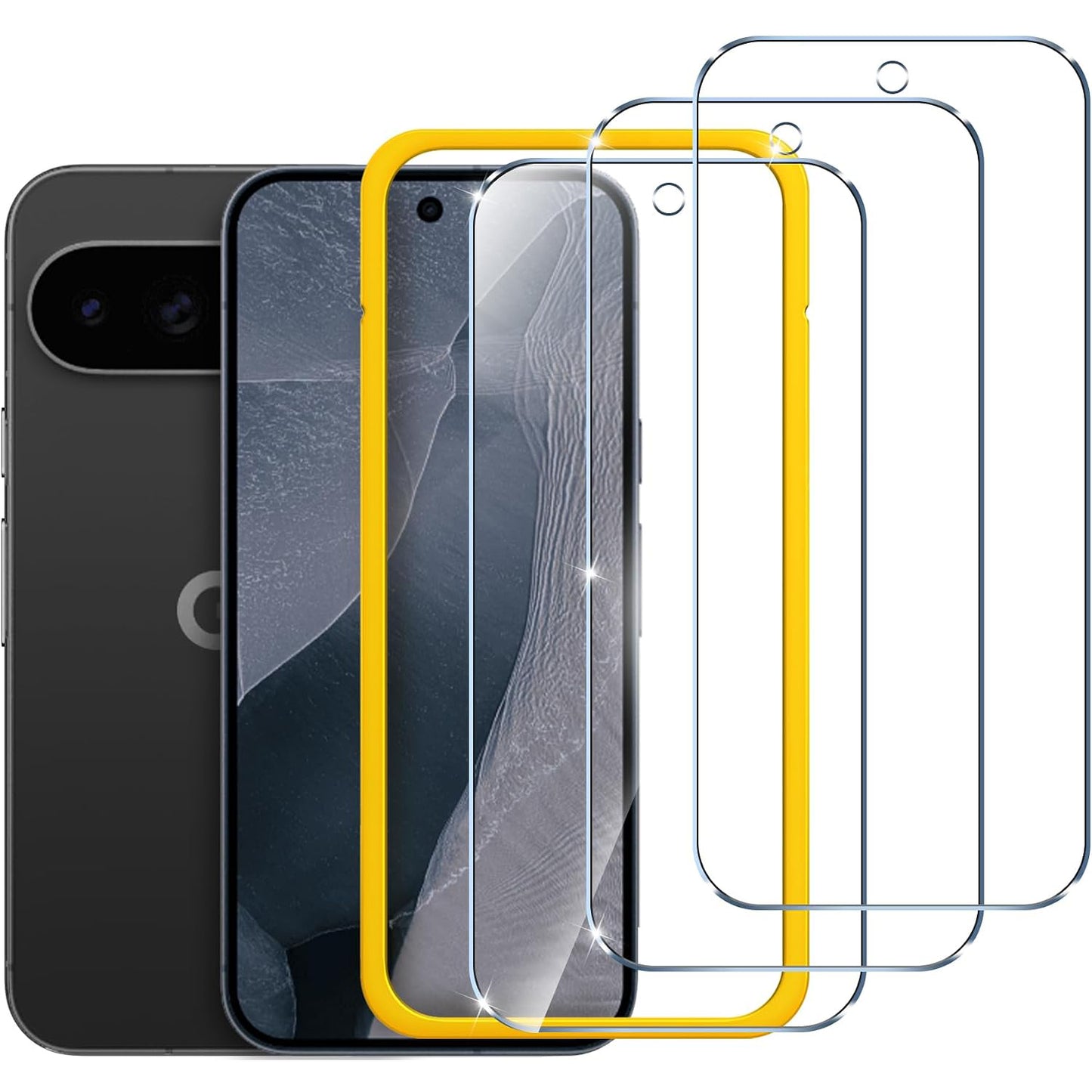 Pixel 9~11 / Pixel 9 Pro~11 Pro Screen Protector, 3 Pack