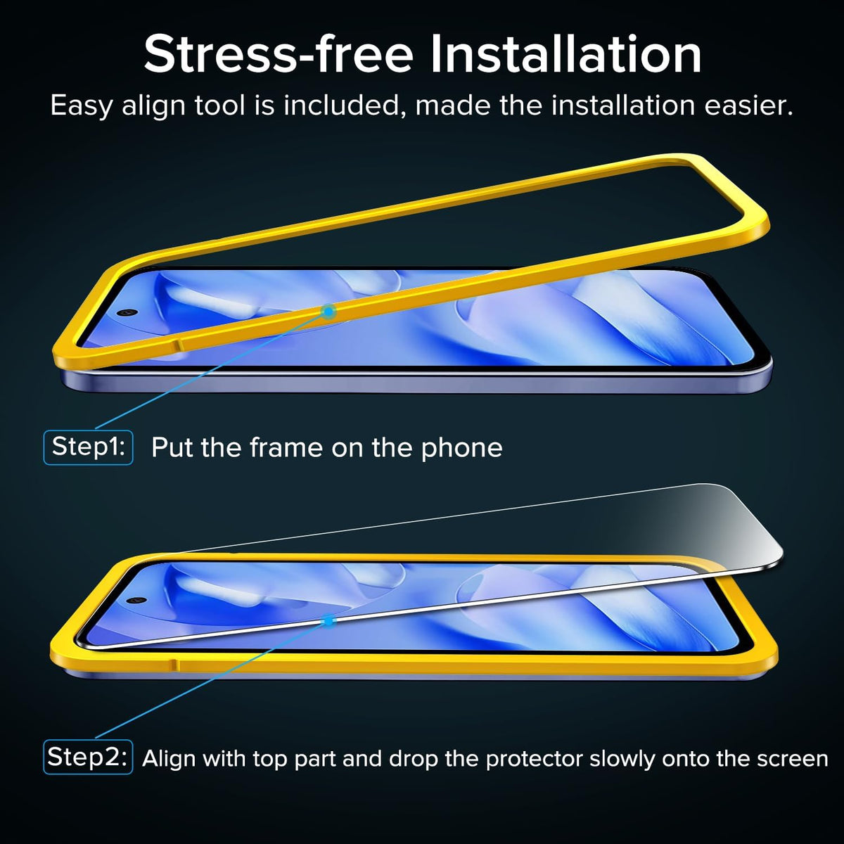 Pixel 9a Screen Protector, 2 Pack