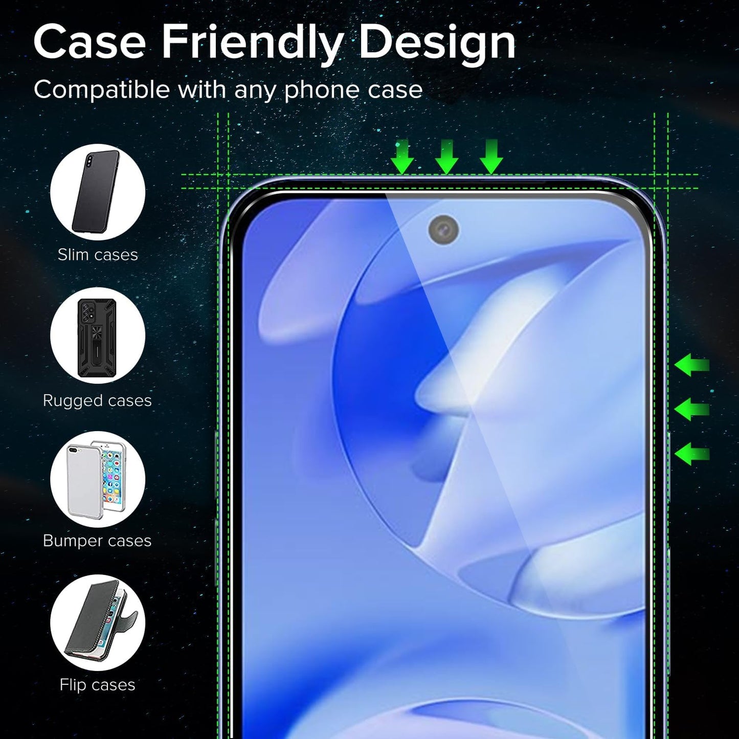 Pixel 9a Screen Protector, 2 Pack