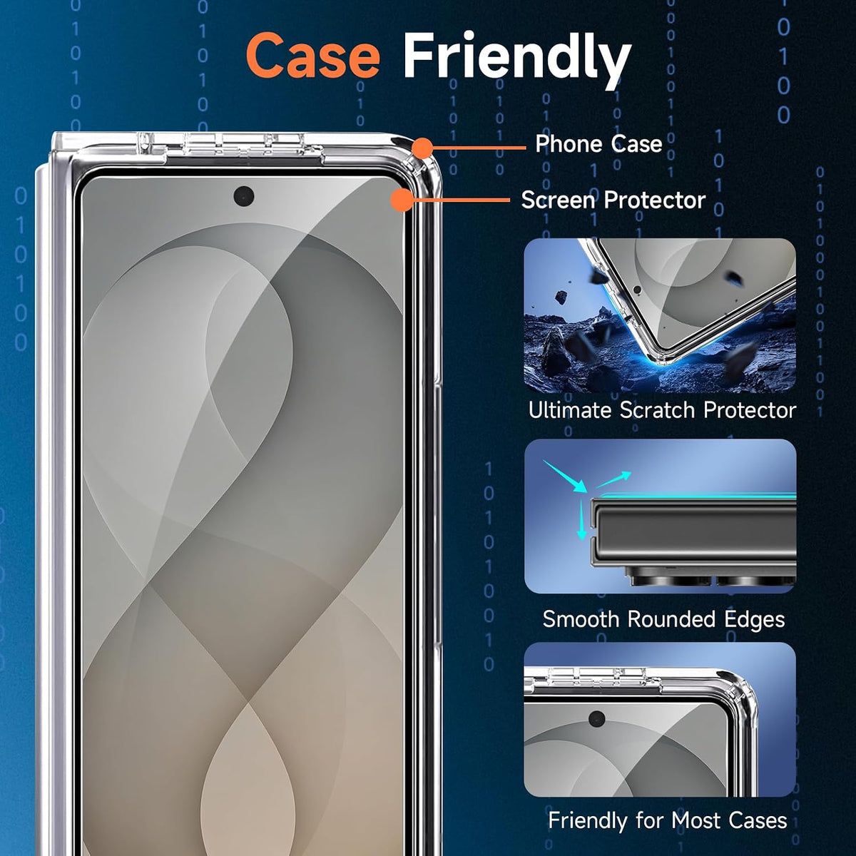 Galaxy Z Fold8 Ultra Screen Protector, 2 Pack