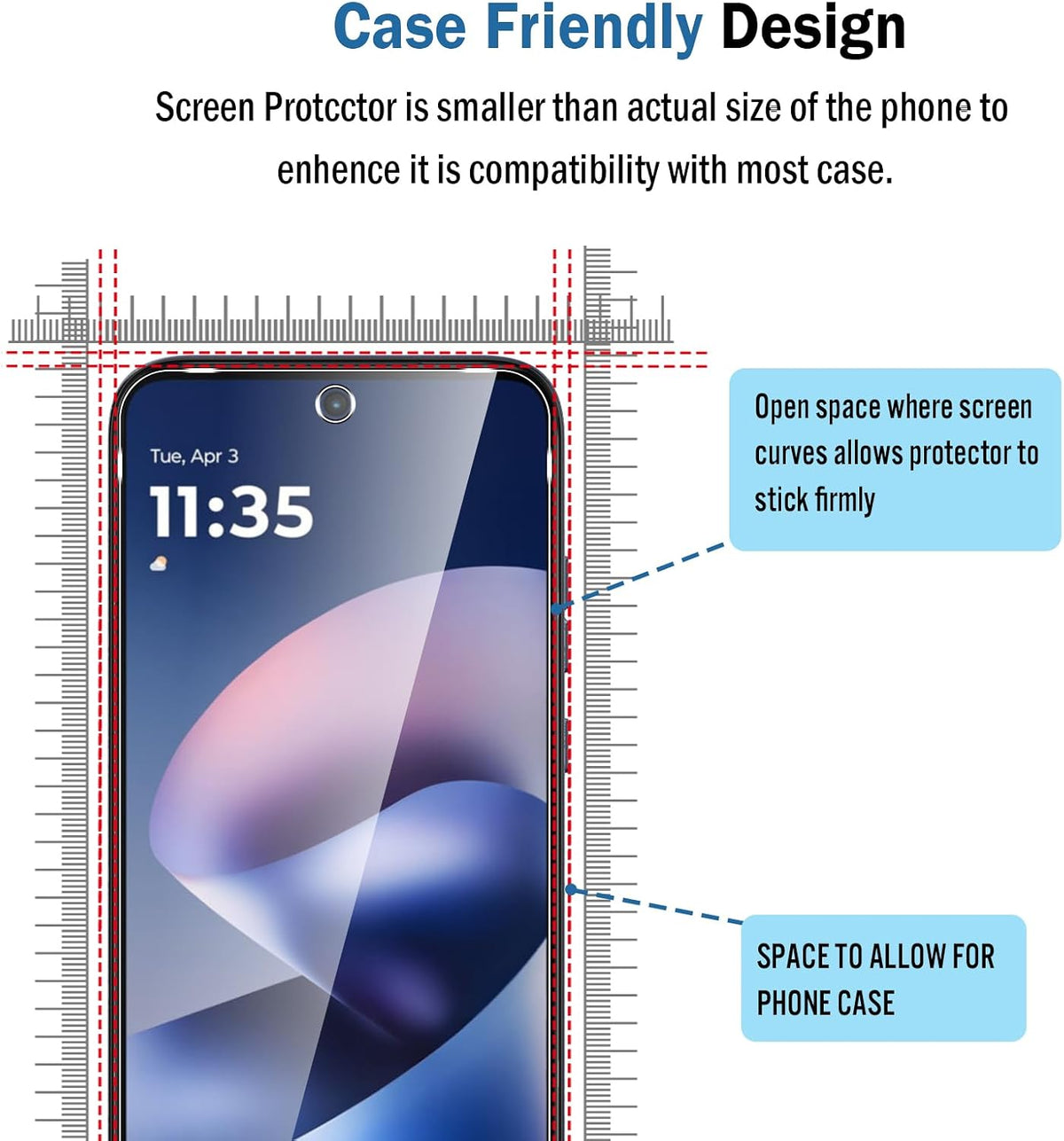 Moto G47 / G37 / G37 Power Screen Protector, 2 Pack