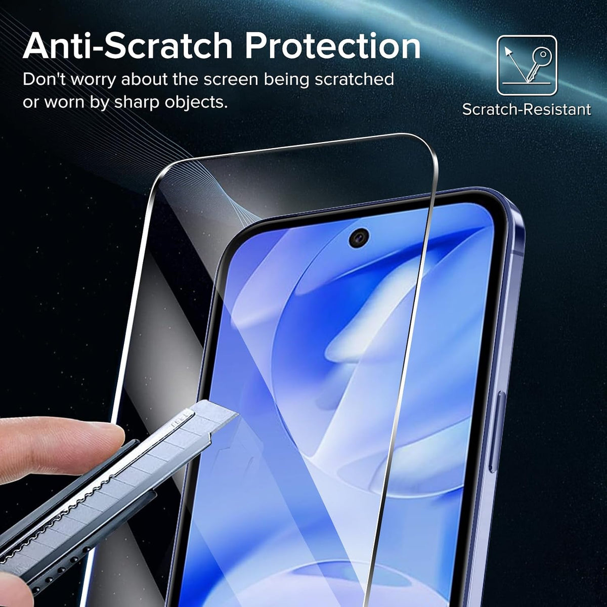 Pixel 9a Screen Protector, 2 Pack
