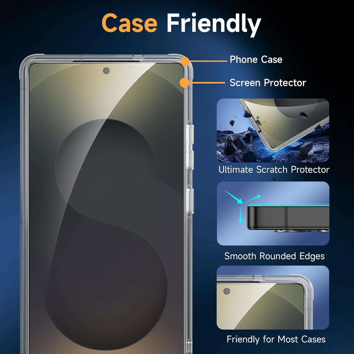 Galaxy S25 Ultra Screen Protector, 2 Pack
