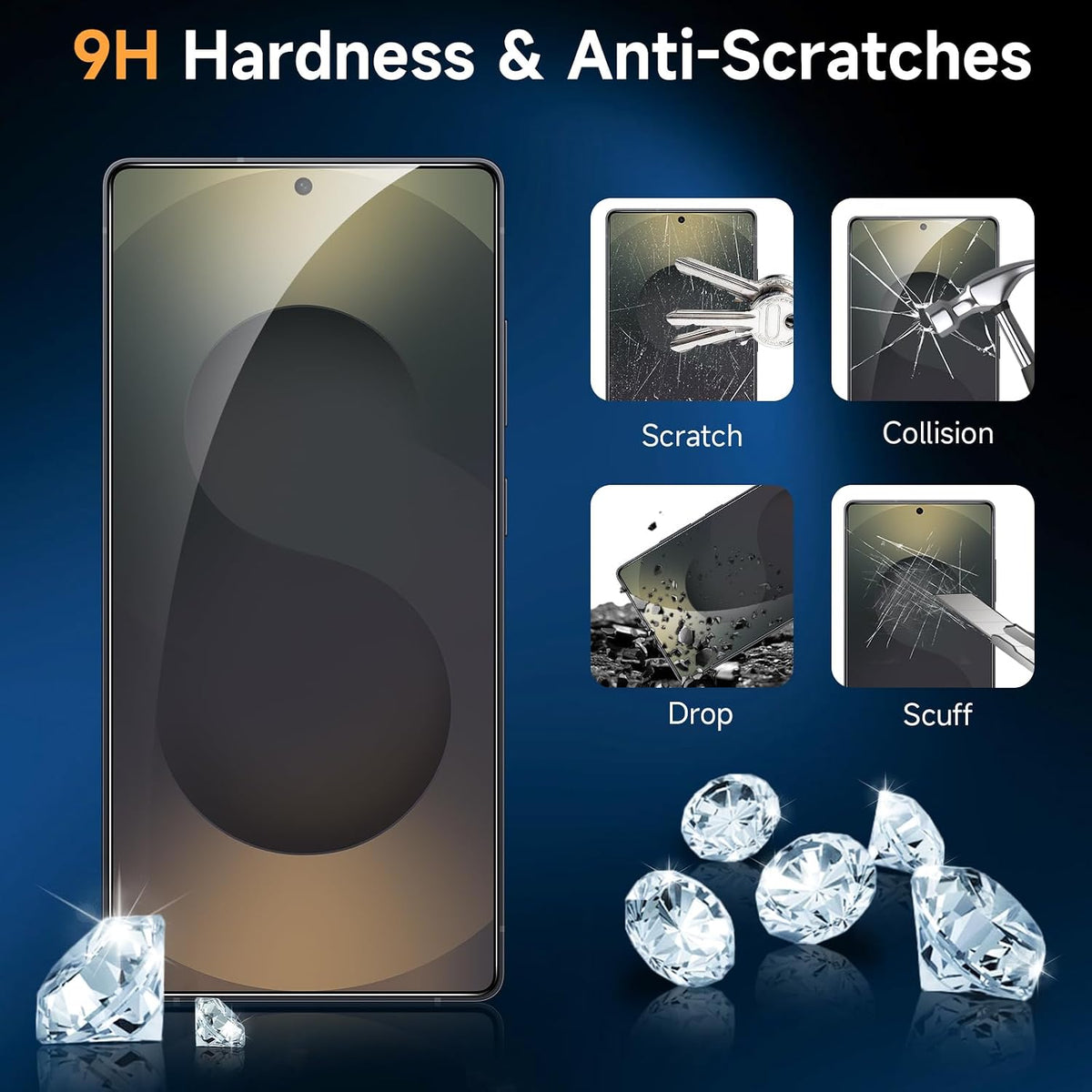 Galaxy S25 Ultra Screen Protector, 2 Pack