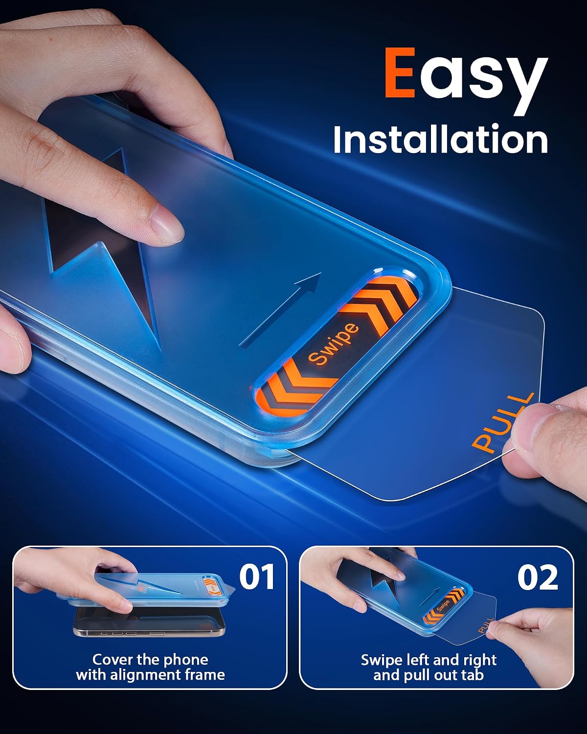 iPhone 18 Pro Max / 17 Pro Max Screen Protector with Easy Installation Kit