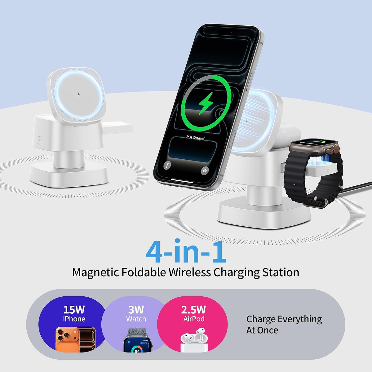 4-in-1 MagSafe Wireless Charging Station