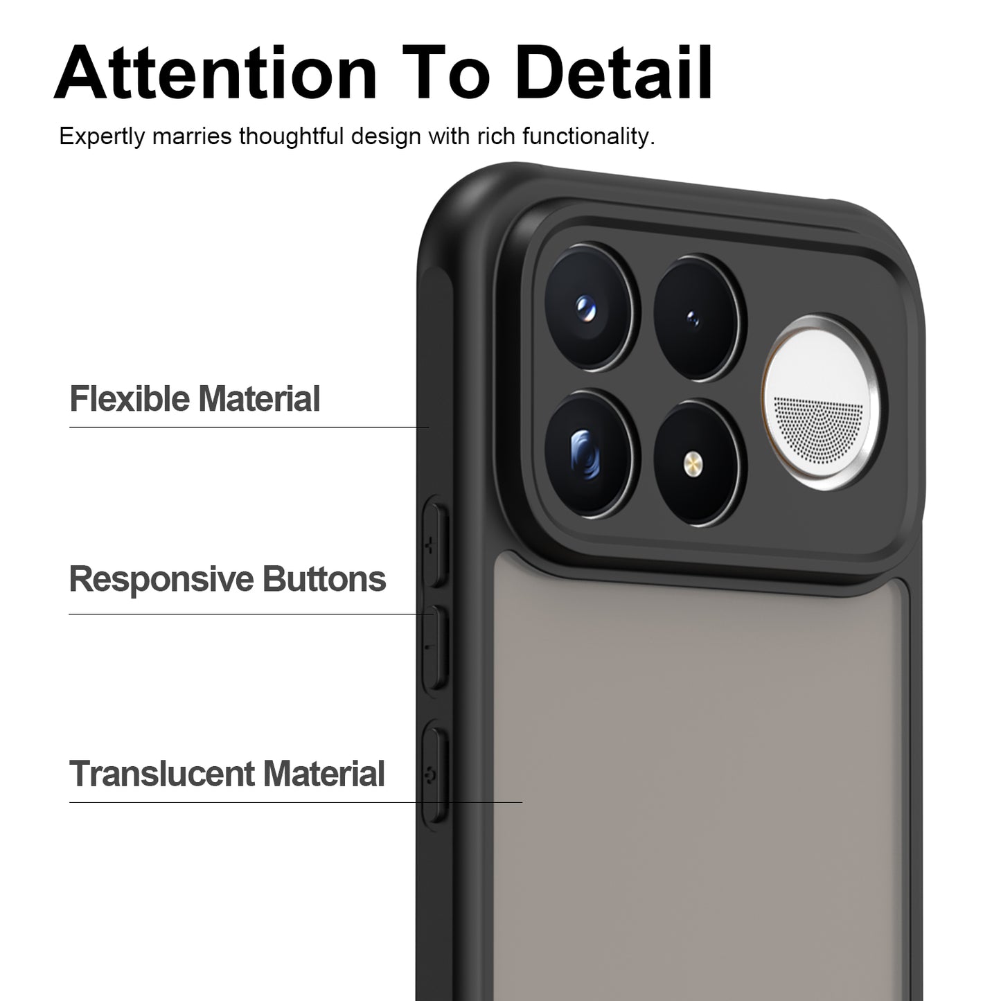 Poco F9 Ultra / Redmi K100 Pro Max SuperSlim Case (Non-MagSafe)