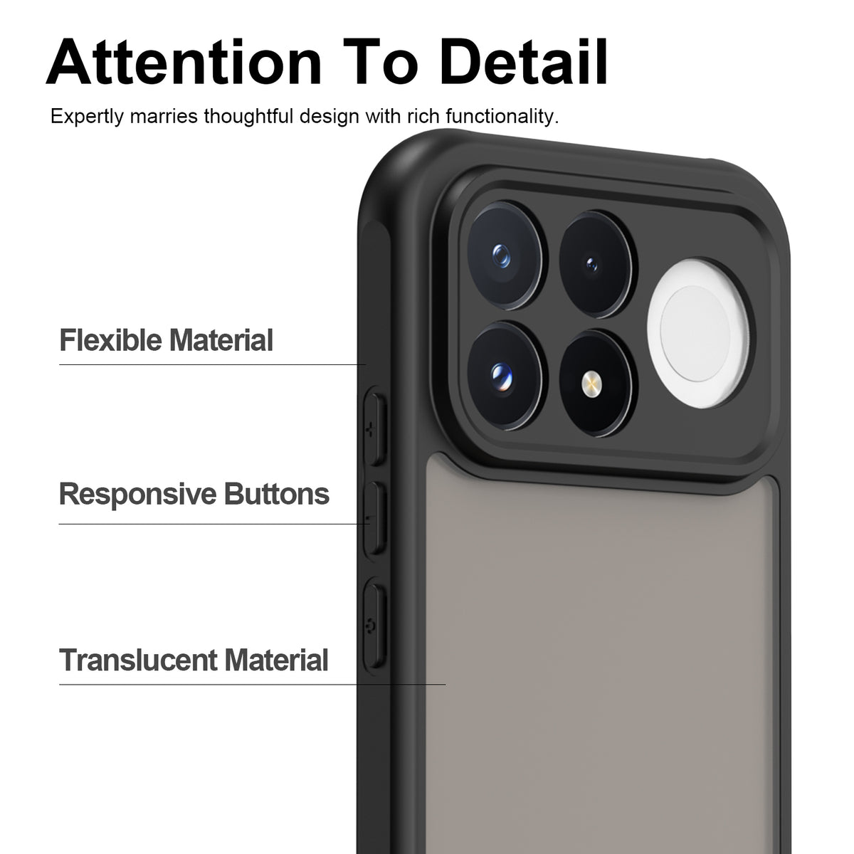 Poco F9 Pro / Redmi K90 / Redmi K100 Pro SuperSlim Case (Non-MagSafe)