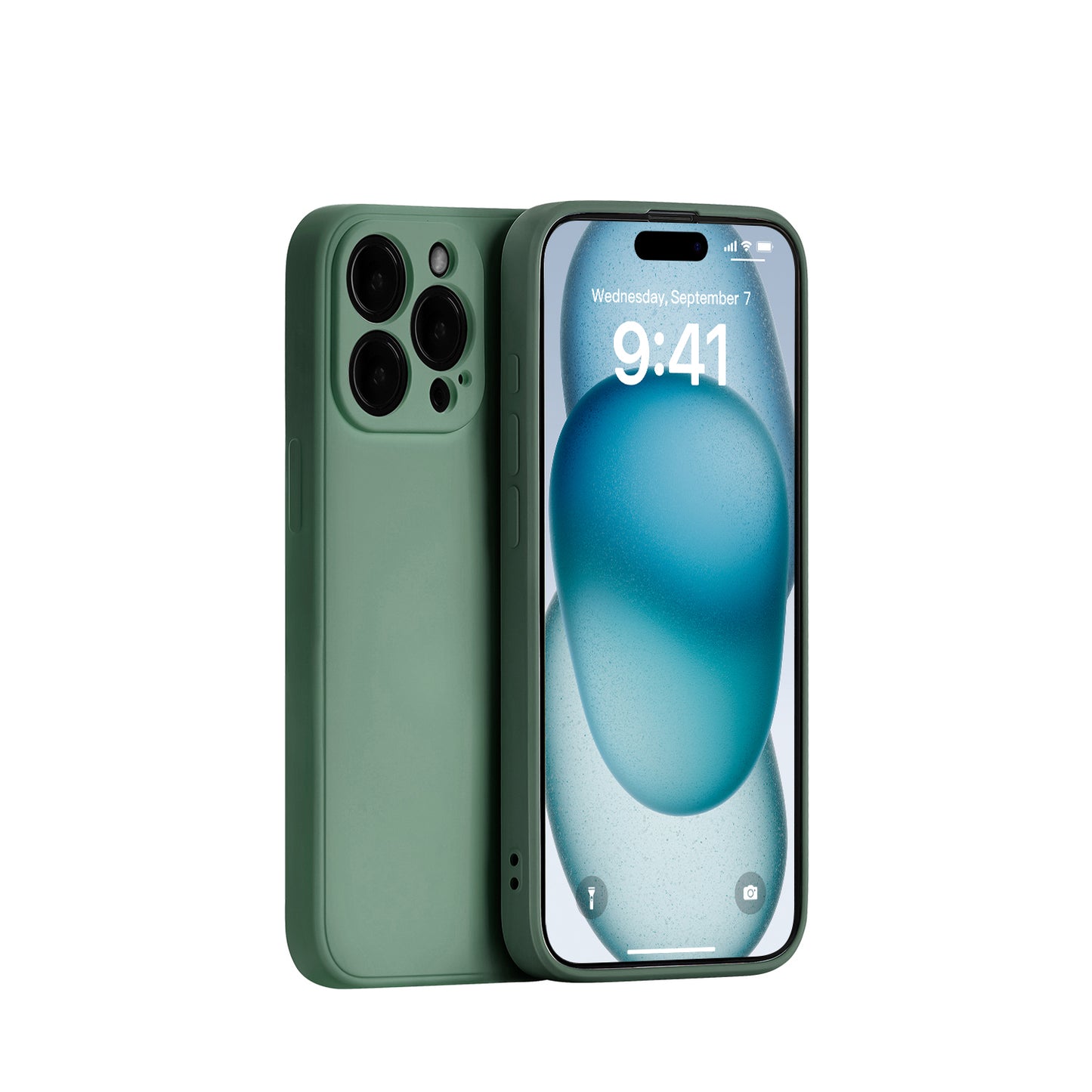 Coque en silicone pour iPhone 15 Pro Max