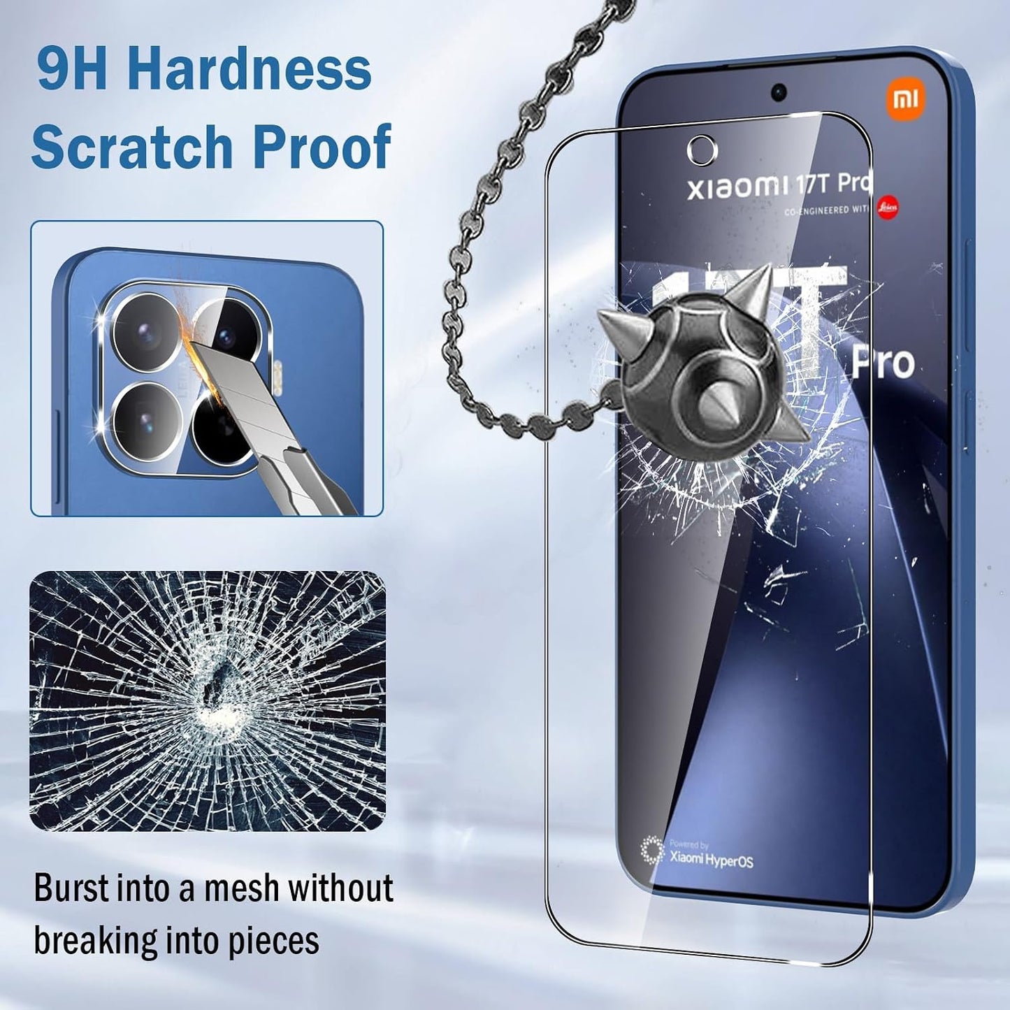Xiaomi 17T Pro Screen Protector, 2 Pack