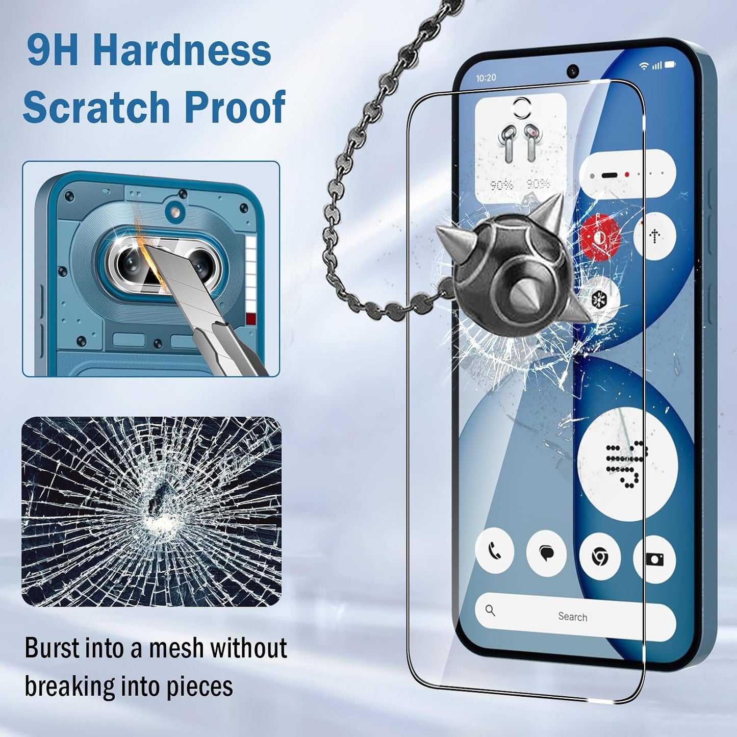 Nothing Phone 4(a) Screen Protector, 2 Pack