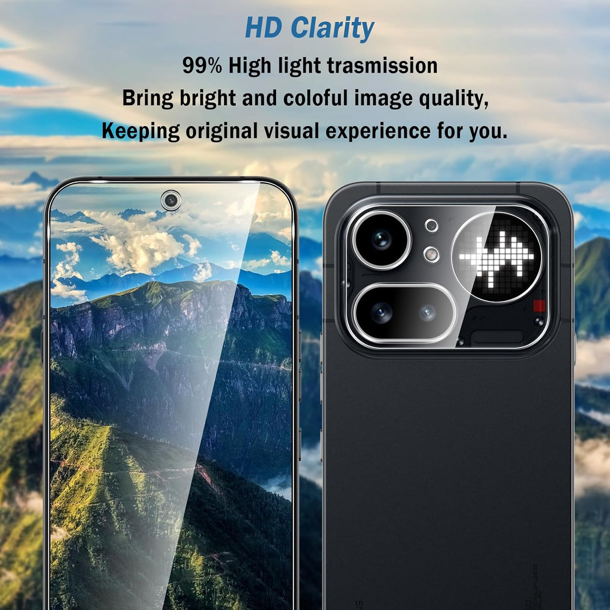 Nothing Phone 4(a) Pro Screen Protector, 2 Pack