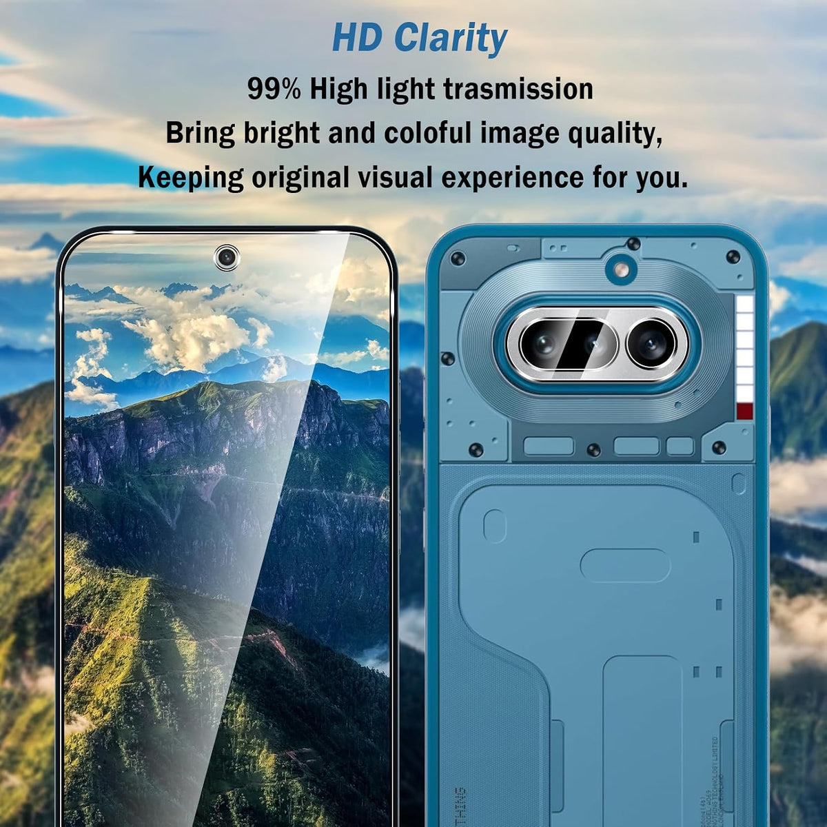 Nothing Phone 4(a) Screen Protector, 2 Pack