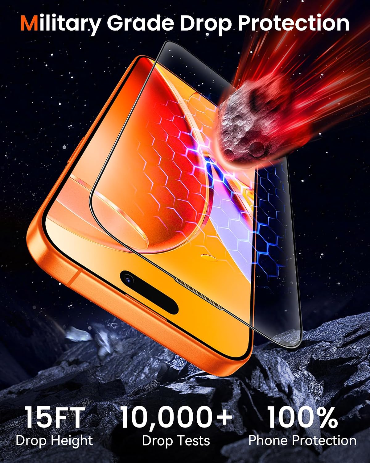 iPhone 18 Pro / 17 Pro Screen Protector with Easy Installation Kit