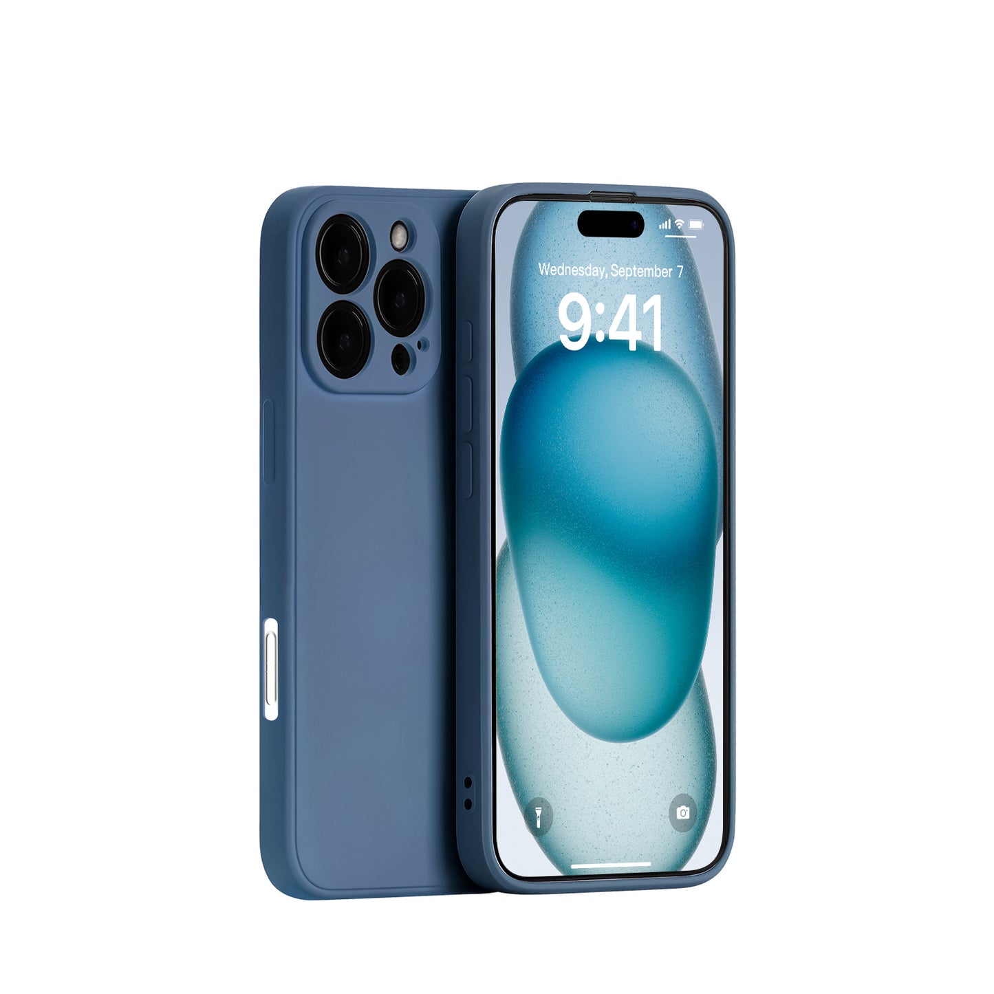 Coque en silicone pour iPhone 16 Pro Max